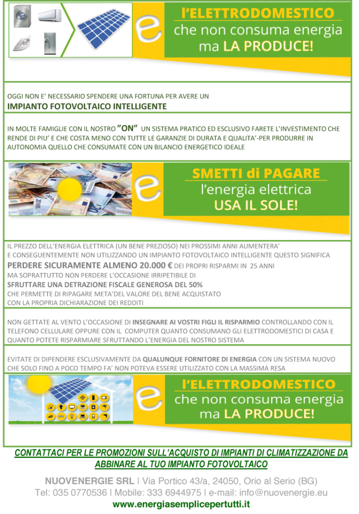 energia semplice per tutti - monitoraggio impianto elettrico - sistema on - controllo energetico